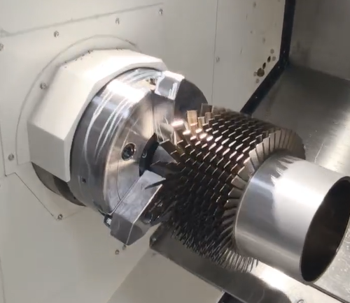 CNC Machining Precision for Turbomolecular Pump Impeller 2524 0