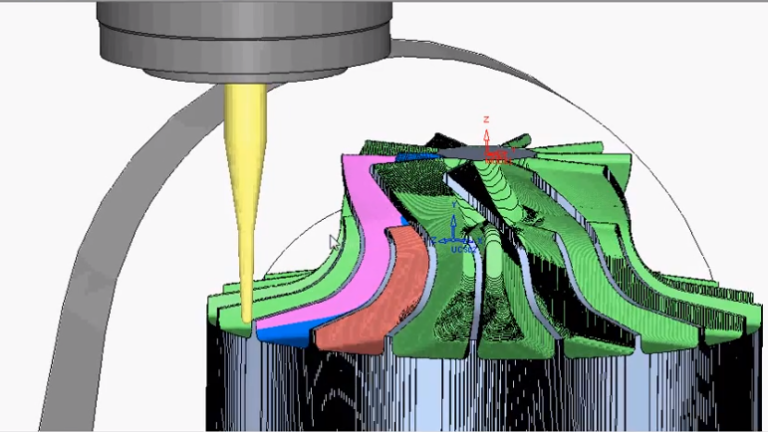 Five-Axis Machining Programming Techniques for Gas Turbine Impellers 2565 0