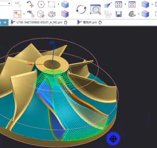 UG Programming for Hastelloy Impeller Machining 2680 0