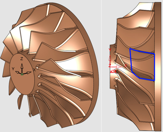 Programming for Hastelloy Impeller Machining 2789 0