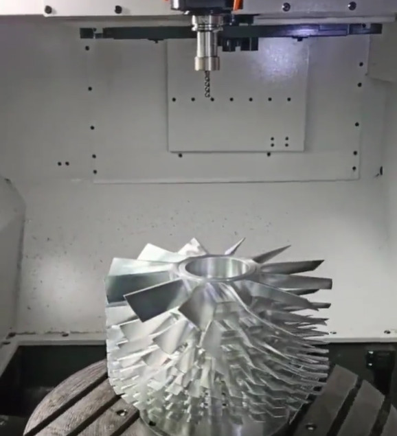 Turbomolecular Pump Impeller machining 2817 0