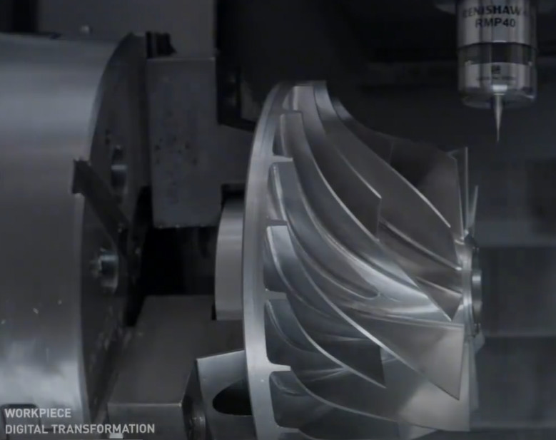DMG Five-Axis Machining Path Optimization for Turbine Impeller 06:01 2