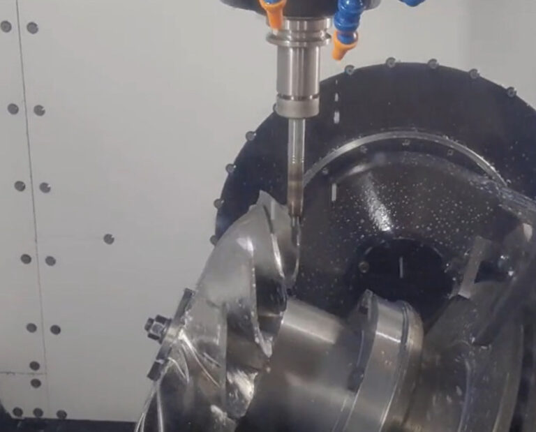 Complex Surface Machining of Impellers with Swiss Mikron Five-Axis Machines 2924 0
