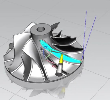 Tool for Aluminum Alloy Impellers 2970 0