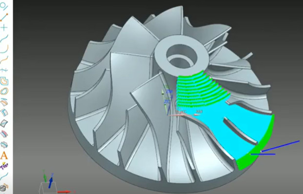 UG Programming for Hastelloy Impeller Manufacturing 2995 0