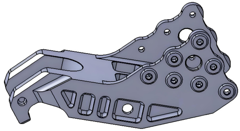 CNC Machining of Titanium Alloy Bird-Shaped Support Arm Components 09:18 1