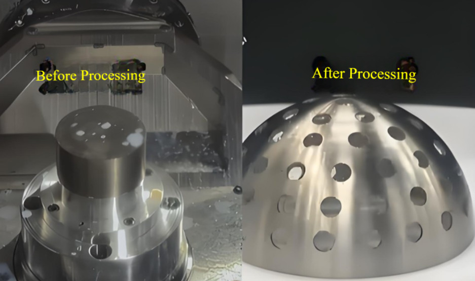 Turn-Mill Machining for Spherical Surface 3845 0