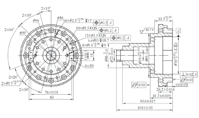 typical stainless steel shaft parts